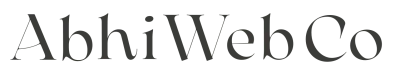 AbhiWebCo logo dark